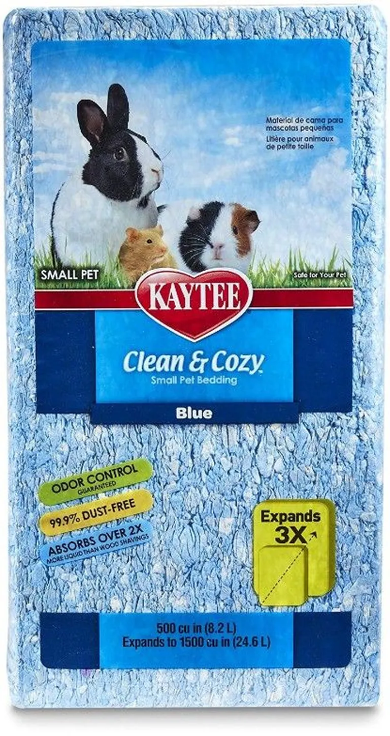 Kaytee Clean and Cozy Small Pet Bedding Blue Photo 1