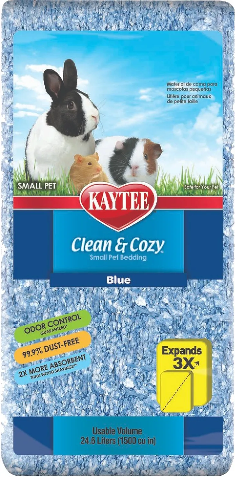 Kaytee Clean and Cozy Small Pet Bedding Blue Photo 2