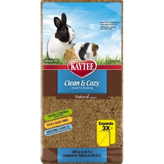 Kaytee Clean and Cozy Small Pet Bedding Natural Material Photo 1