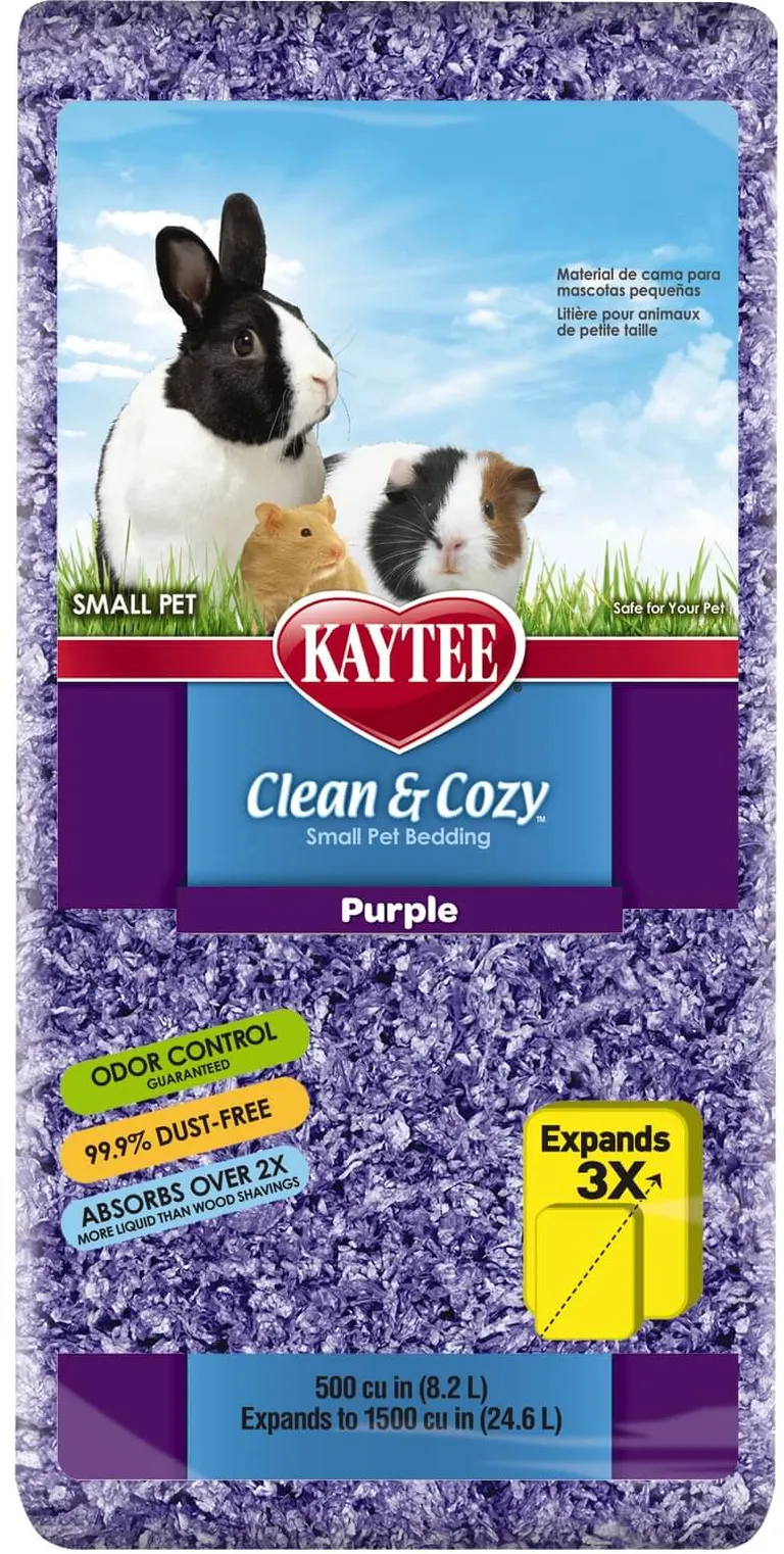 Kaytee Clean and Cozy Small Pet Bedding Purple Photo 3