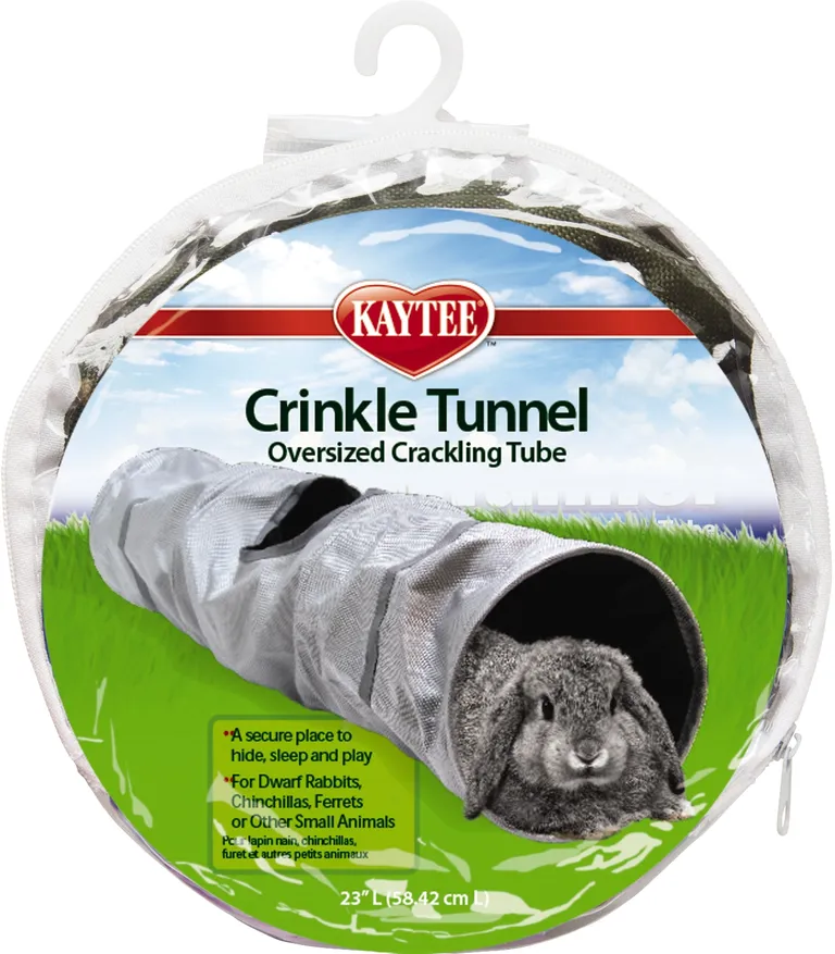 Kaytee Crinkle Tunnel Oversized Crinkling Tube for Small Pets Photo 3