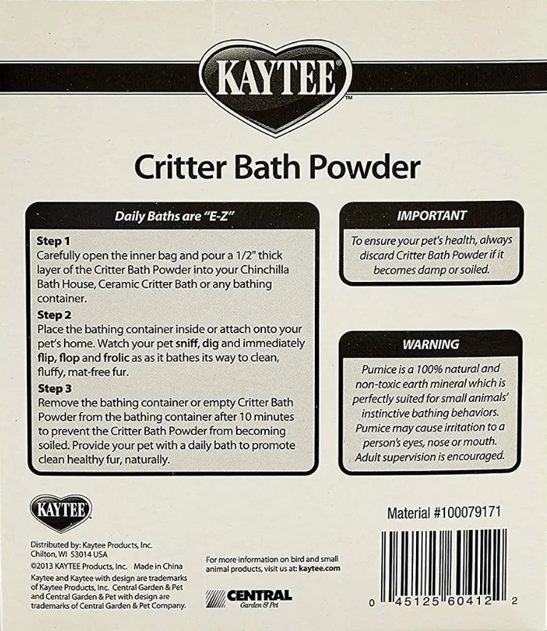 Kaytee Critter Bath Powder Photo 3