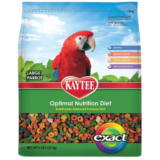 Kaytee Exact Rainbow Optimal Nutrition Diet Large Parrot Photo 1
