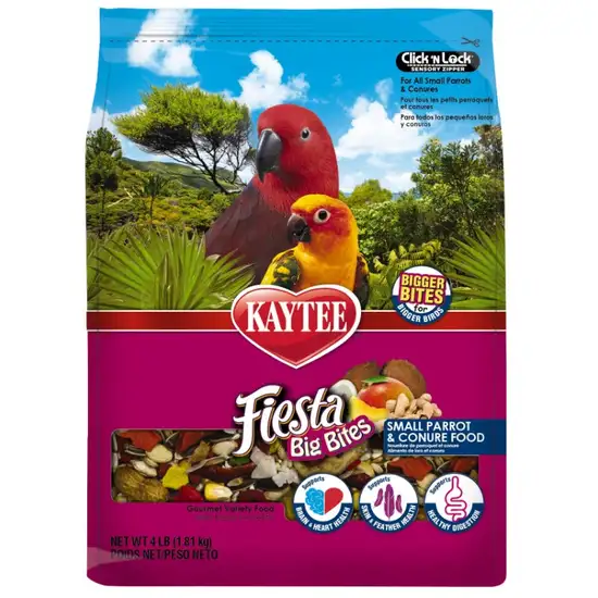 Kaytee Fiesta Gourmet Big Bites Diet Small Parrot and Conure Photo 1