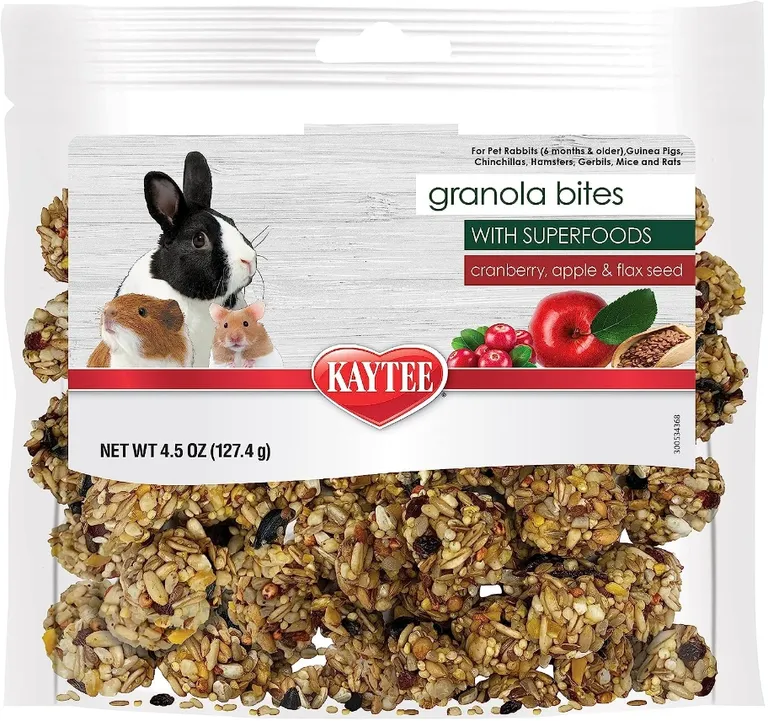 Kaytee Granola Bites with Super Foods Cranberry, Apple and Flax Photo 1