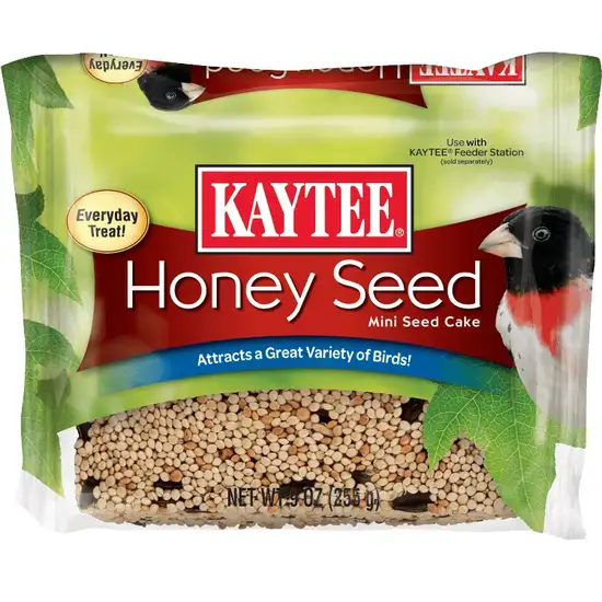 Kaytee Honey Seed Mini Seed Cake for Wild Birds Photo 1