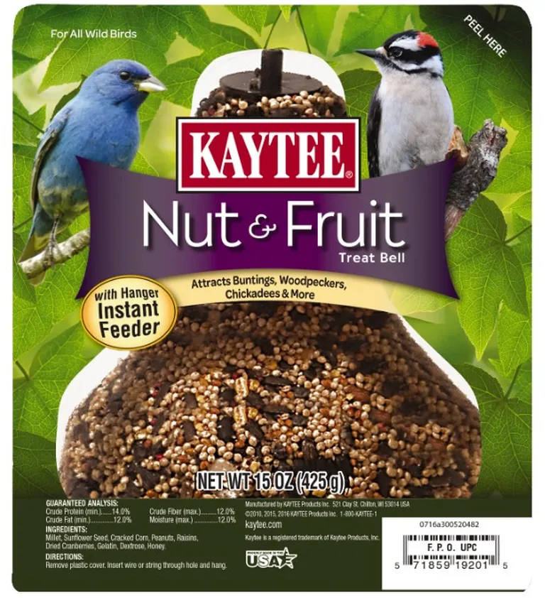 Kaytee Nut and Fruit Treat Bell for Wild Birds Photo 1