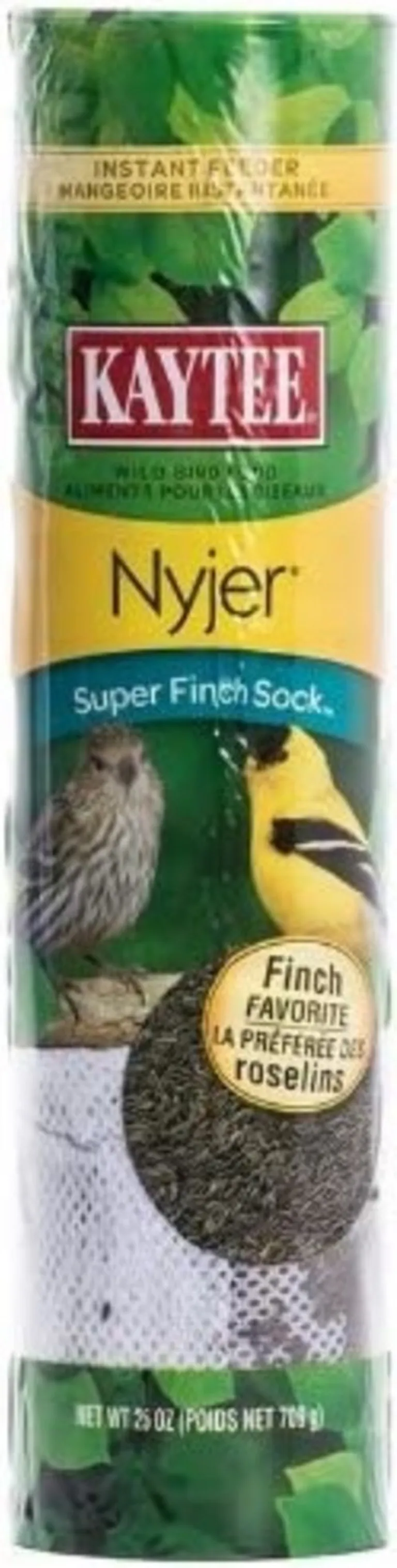 Kaytee Nyjer Super Finch Sock Instant Feeder with Wild Bird Food Photo 3