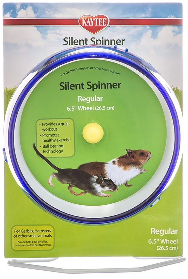 Kaytee Silent Spinner Small Pet Wheel Assorted Colors Photo 1