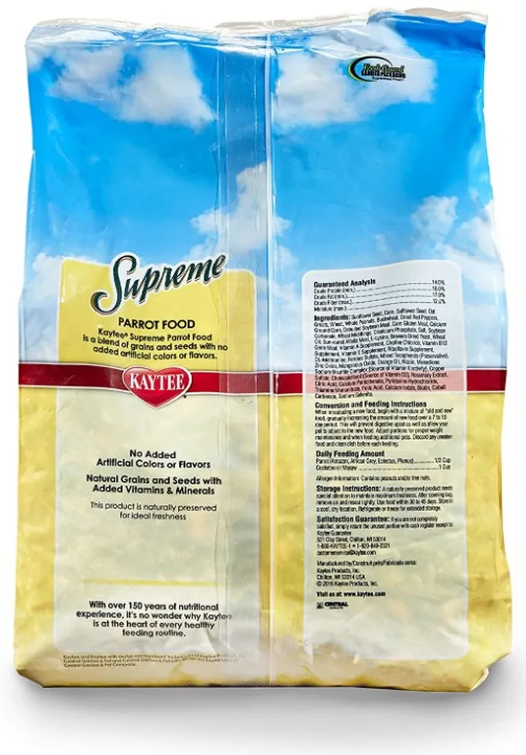 Kaytee Supreme Fortified Daily Diet Parrot Photo 2
