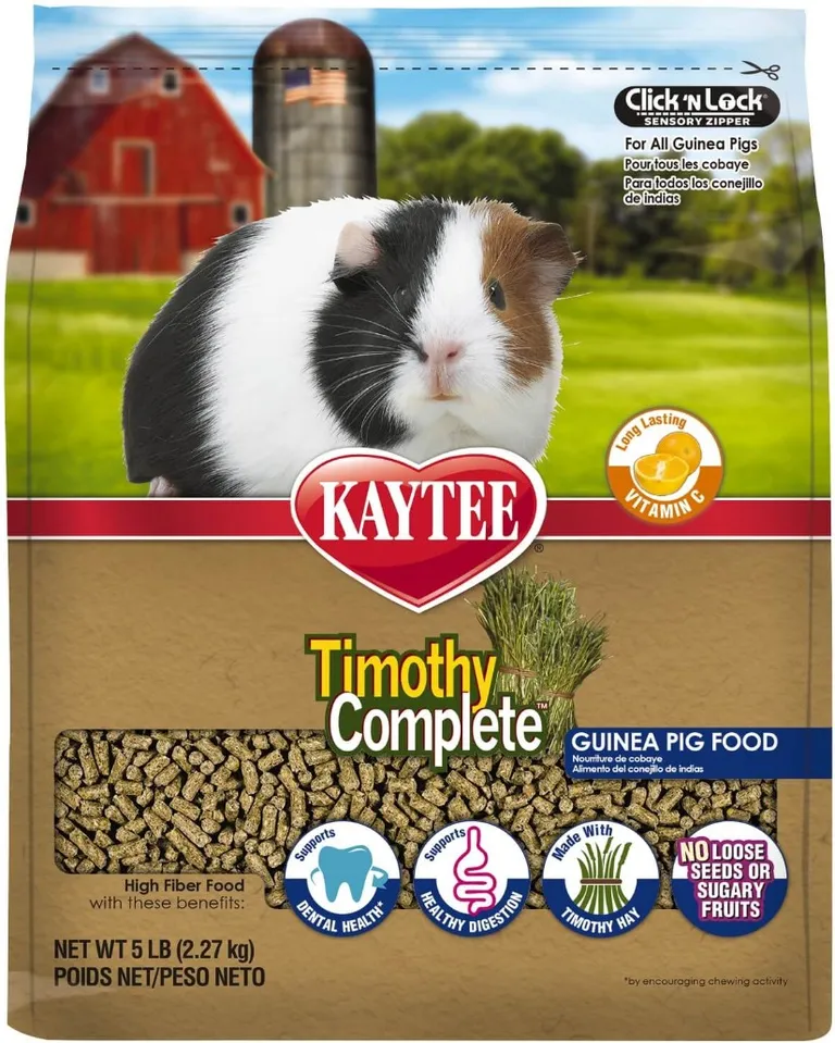 Kaytee Timothy Complete Premium Timothy Fiber Diet Guinea Pig Photo 1