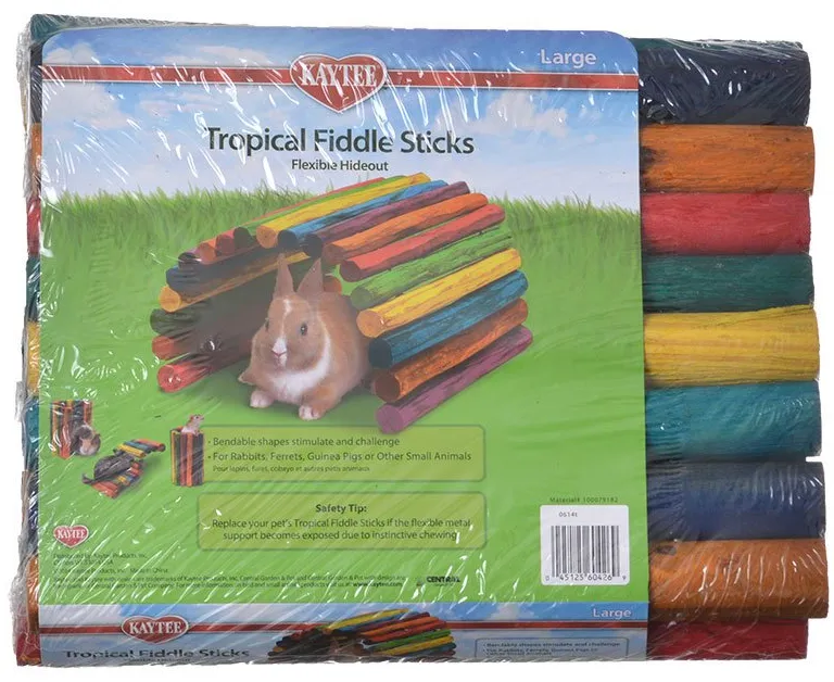 Kaytee Tropical Fiddle Sticks Flexible Hideout Photo 1