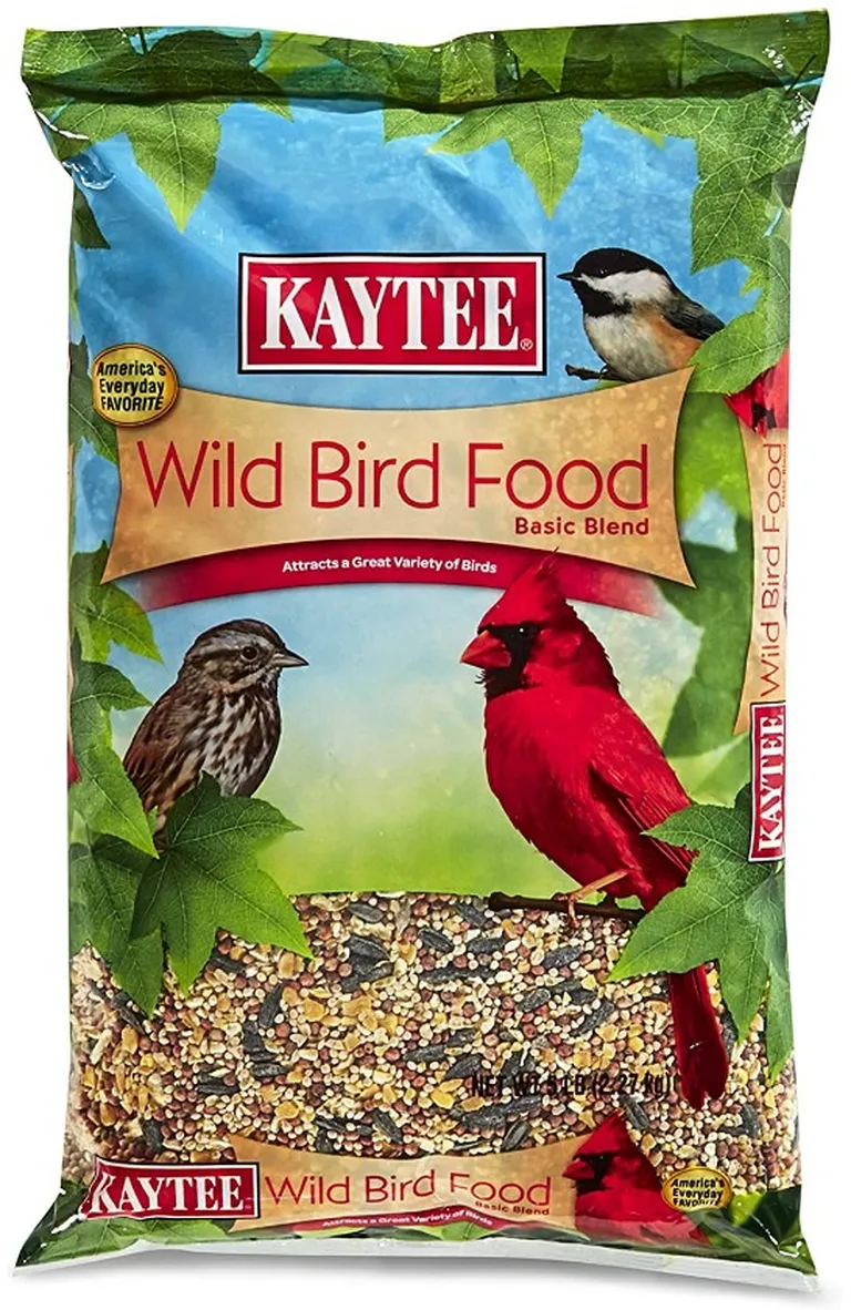 Kaytee Wild Bird Food Basic Blend with Grains and Black Oil Sunflower Seed Photo 1