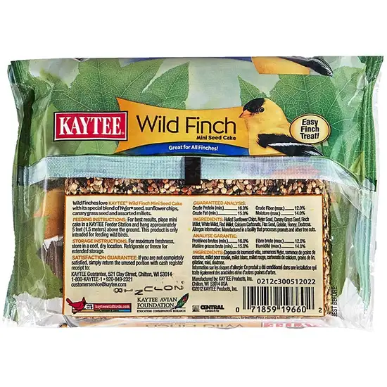 Kaytee Wild Finch Mini Seed Cake Photo 2