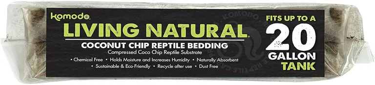 Komodo Living Natural Coconut Chip Reptile Bedding Brick Photo 2