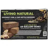 Photo of Komodo Living Natural Coconut Coir and Chip Brick Bundle