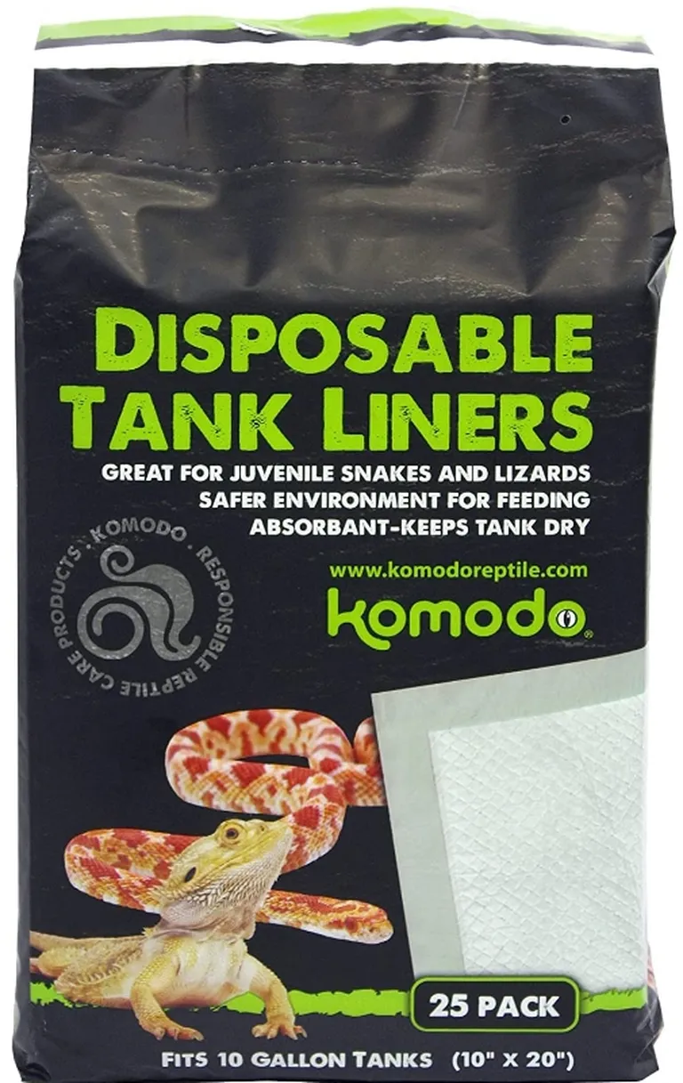 Komodo Repti-Pads Disposable Tank Liners 10 x 20 Inch Photo 1