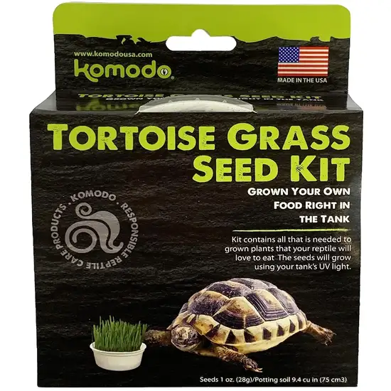 Komodo Tortoise Grass Seed Kit Photo 1