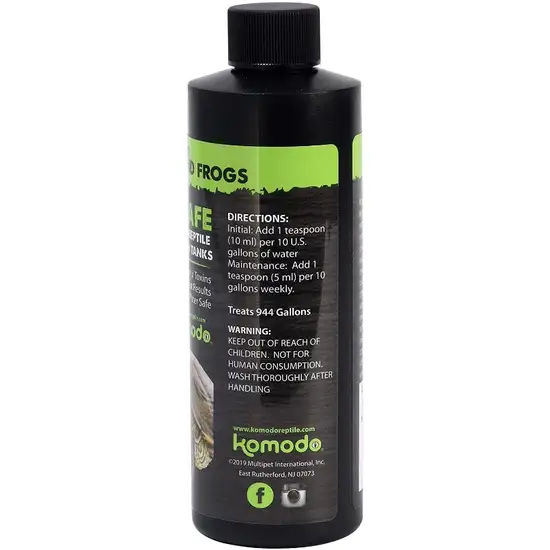 Komodo Water Safe Conditioner for Aquatic Reptiles and Amphibians Photo 3