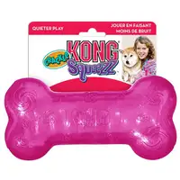 Photo of Kong Squeezz Crackle Bone Dog Toy