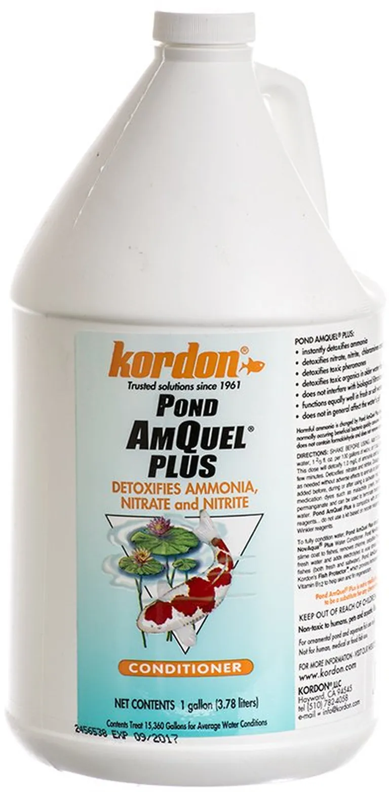 Kordon Pond AmQuel Plus Conditioner Detoxifies Ammonia, Nitrate and Nitrite Photo 2
