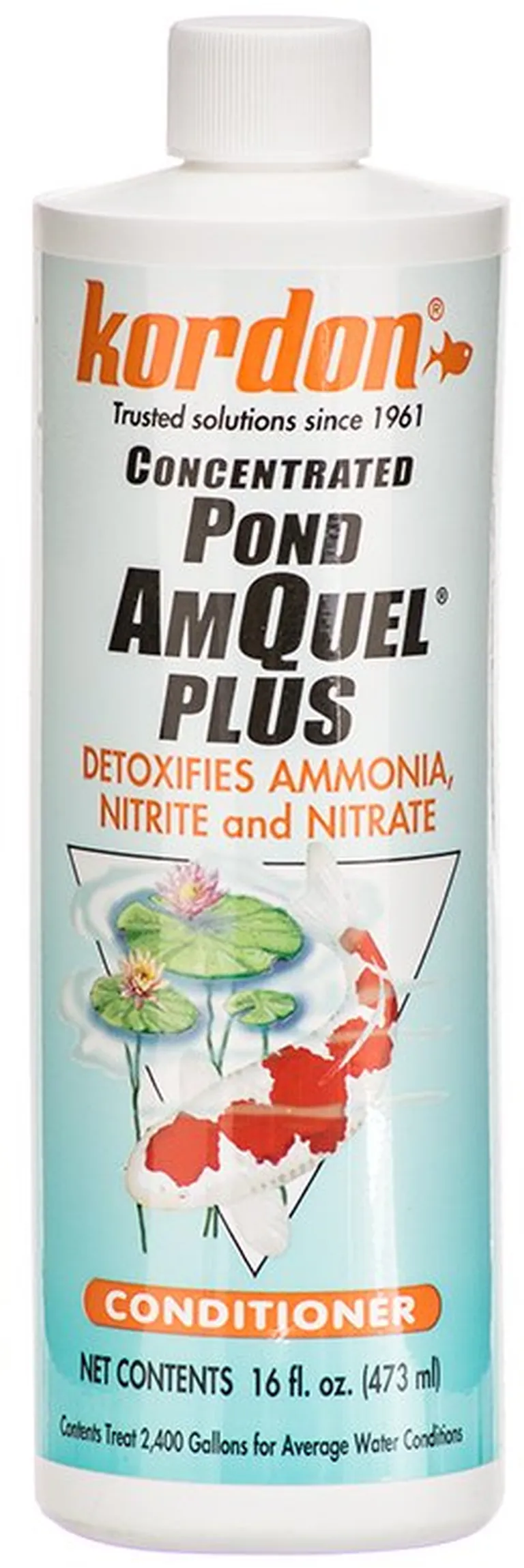 Kordon Pond AmQuel Plus Detoxifies Ammonia Nitrite and Nitrate Concentrated Water Conditioner Photo 1