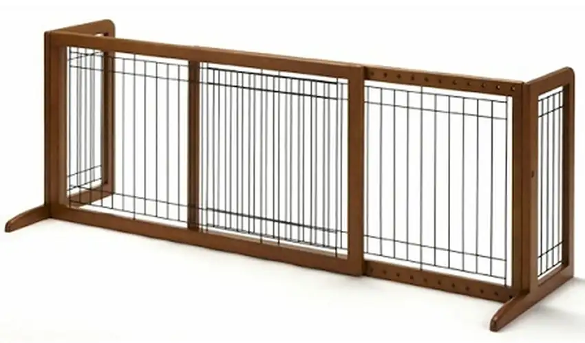 Large Bay Isle Freestanding Pet Gate - Tall Photo 1