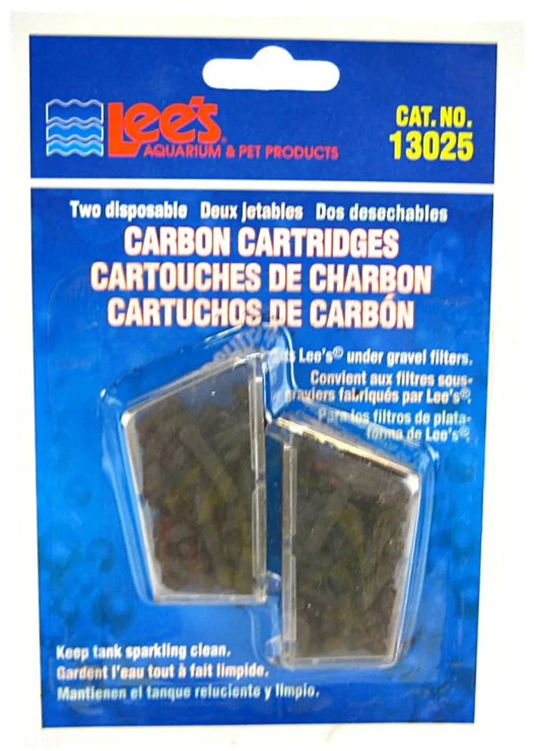 Lees Carbon Cartridges for Under Gravel Filters for Aquariums Photo 1