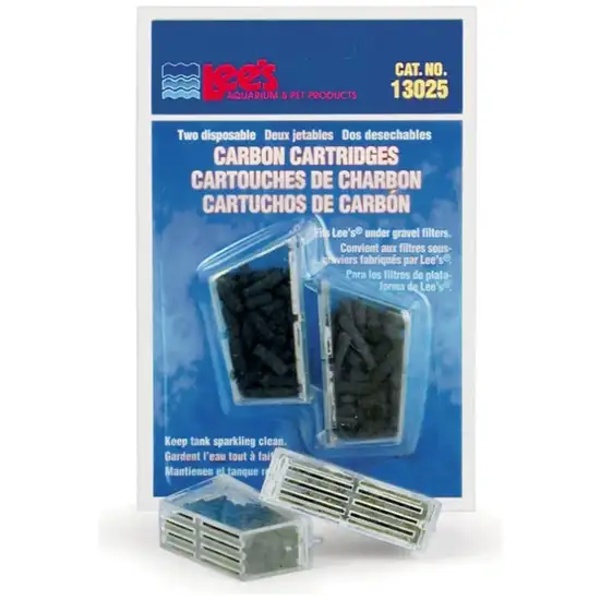 Lees Carbon Cartridges for Under Gravel Filters for Aquariums Photo 2