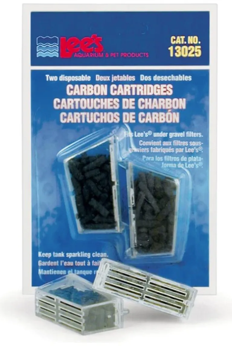 Lees Carbon Cartridges for Under Gravel Filters for Aquariums Photo 2