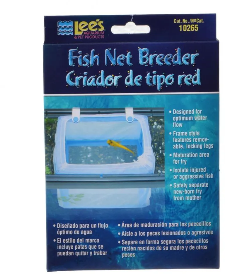 Lees Fish Net Breeder Safely Separates New-Born Fry from Mother in Aquariums Photo 1
