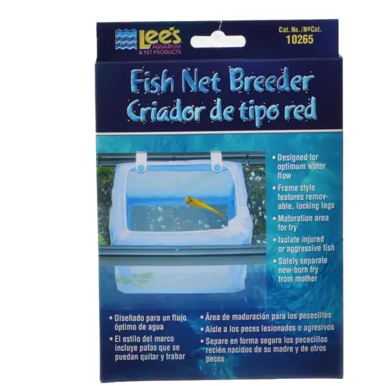 Lees Fish Net Breeder Safely Separates New-Born Fry from Mother in Aquariums Photo 1