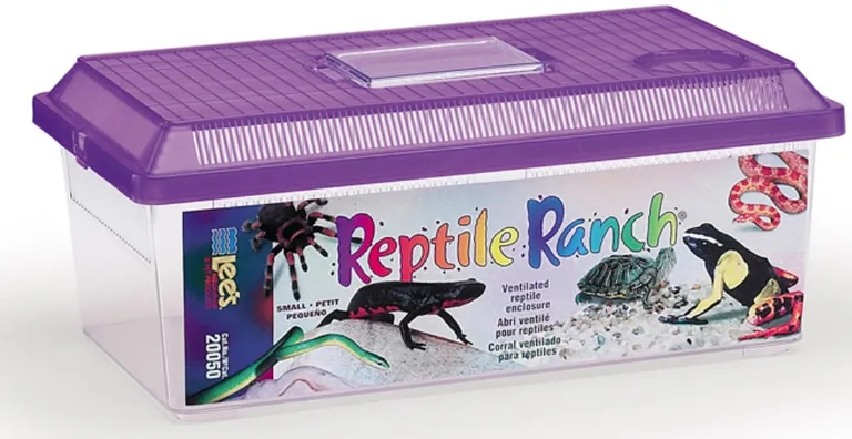 Lees Reptile Ranch Ventilated Reptile and Amphibian Rectangle Habitat with Lid Photo 3