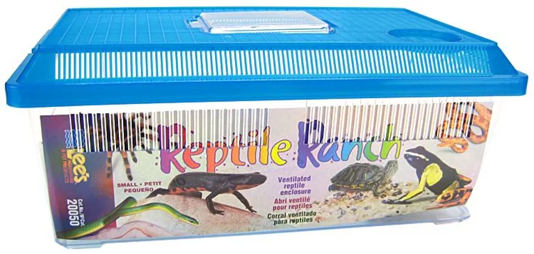 Lees Reptile Ranch Ventilated Reptile and Amphibian Rectangle Habitat with Lid Photo 1