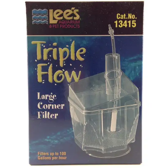 Lees Triple Flow Corner Aquarium Filter Photo 1