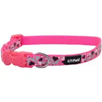 Photo of Li'L Pals Reflective Collar - Pink with Hearts