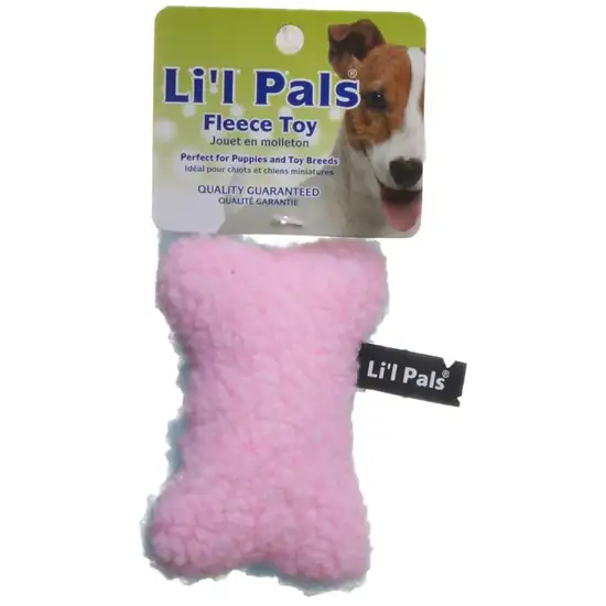 Lil Pals Fleecy Plush Dog Bone Toy Photo 1