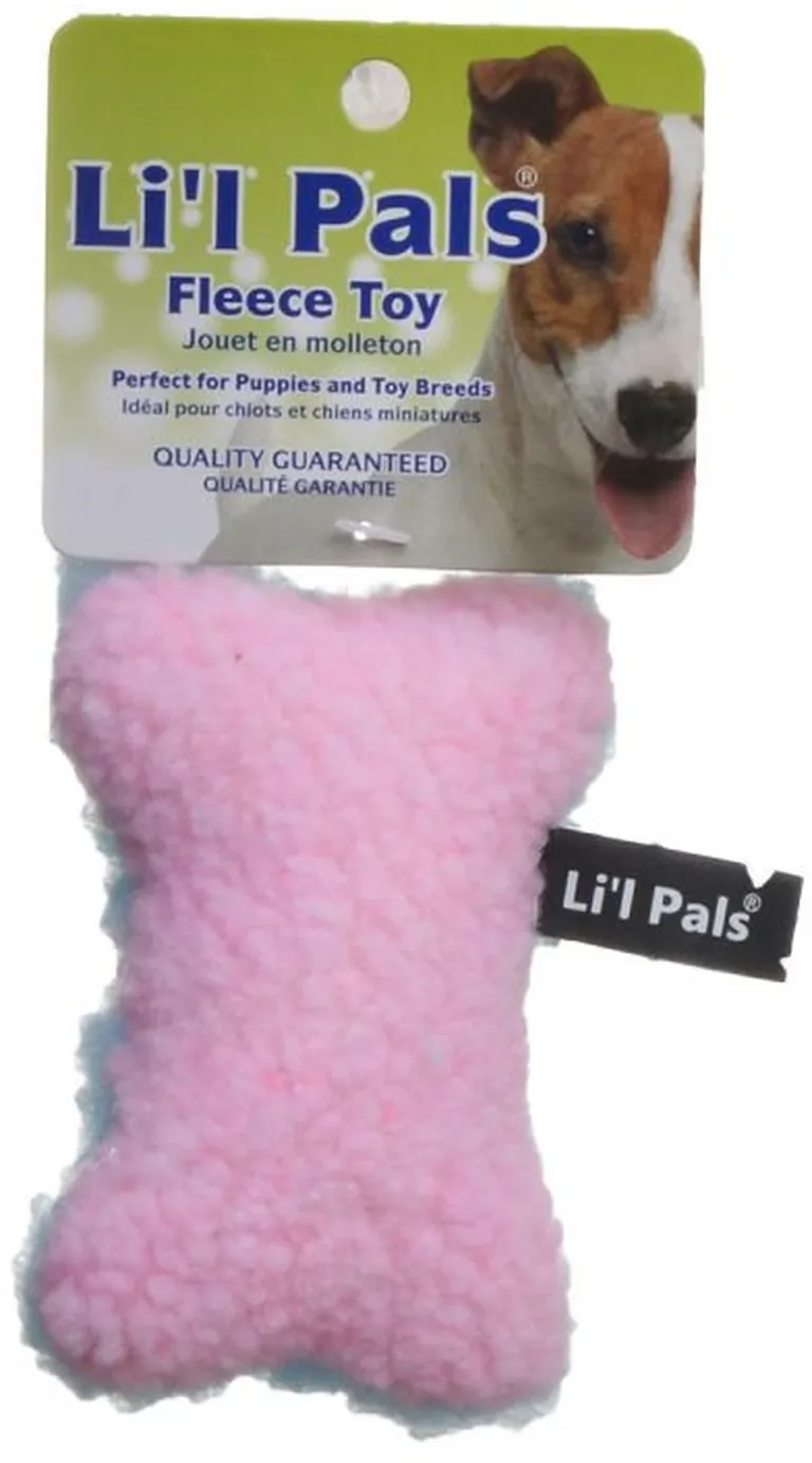 Lil Pals Fleecy Plush Dog Bone Toy Photo 2