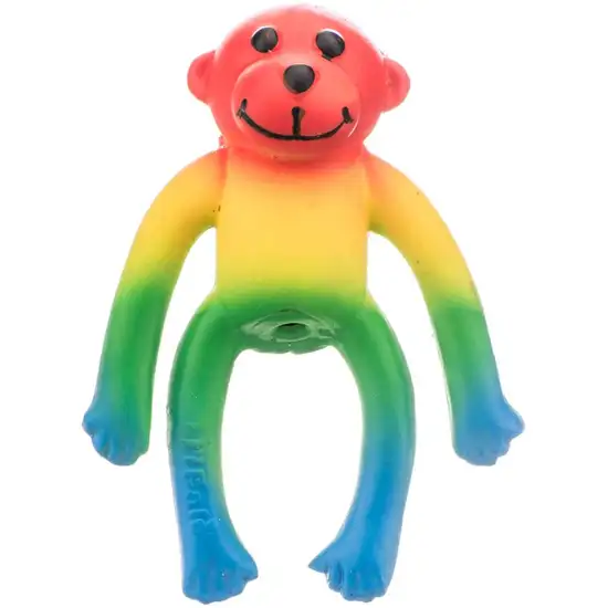 Lil Pals Latex Monkey Dog Toy Assorted Colors Photo 1