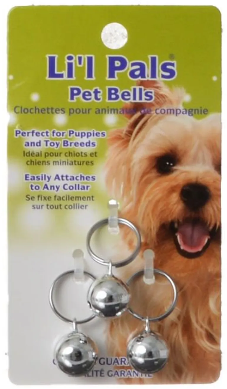 Lil Pals Pet Bells Silver for Puppies and Toy Dog Breeds Photo 2