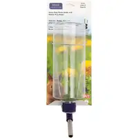 Photo of Lixit Deluxe Heavy Duty Plastic Bottle with Wire Holder Clear