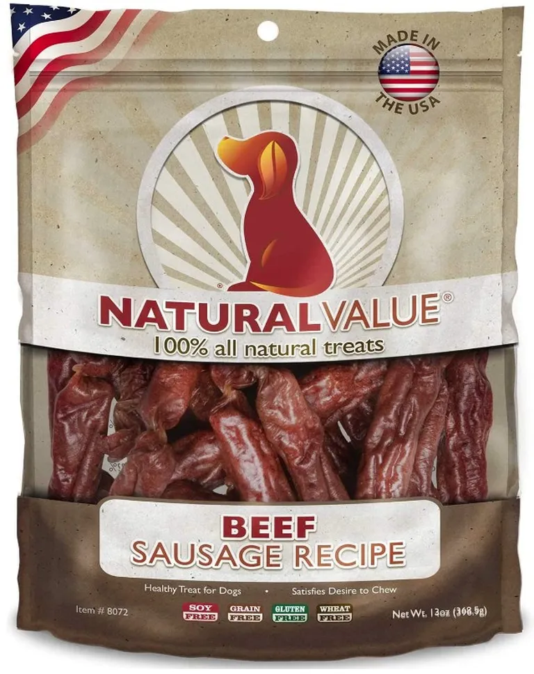 Loving Pets Natural Value Beef Sausages Photo 1