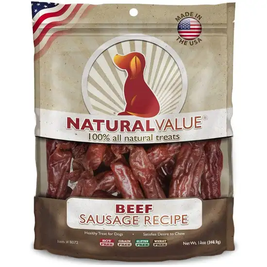 Loving Pets Natural Value Beef Sausages Photo 1