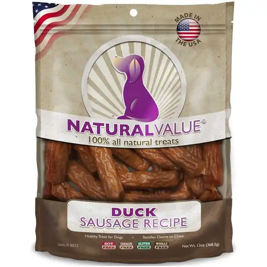 Loving Pets Natural Value Duck Sausages Photo 1