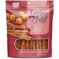 Photo of Loving Pets Soft Jerky Sticks Bacon Flavor