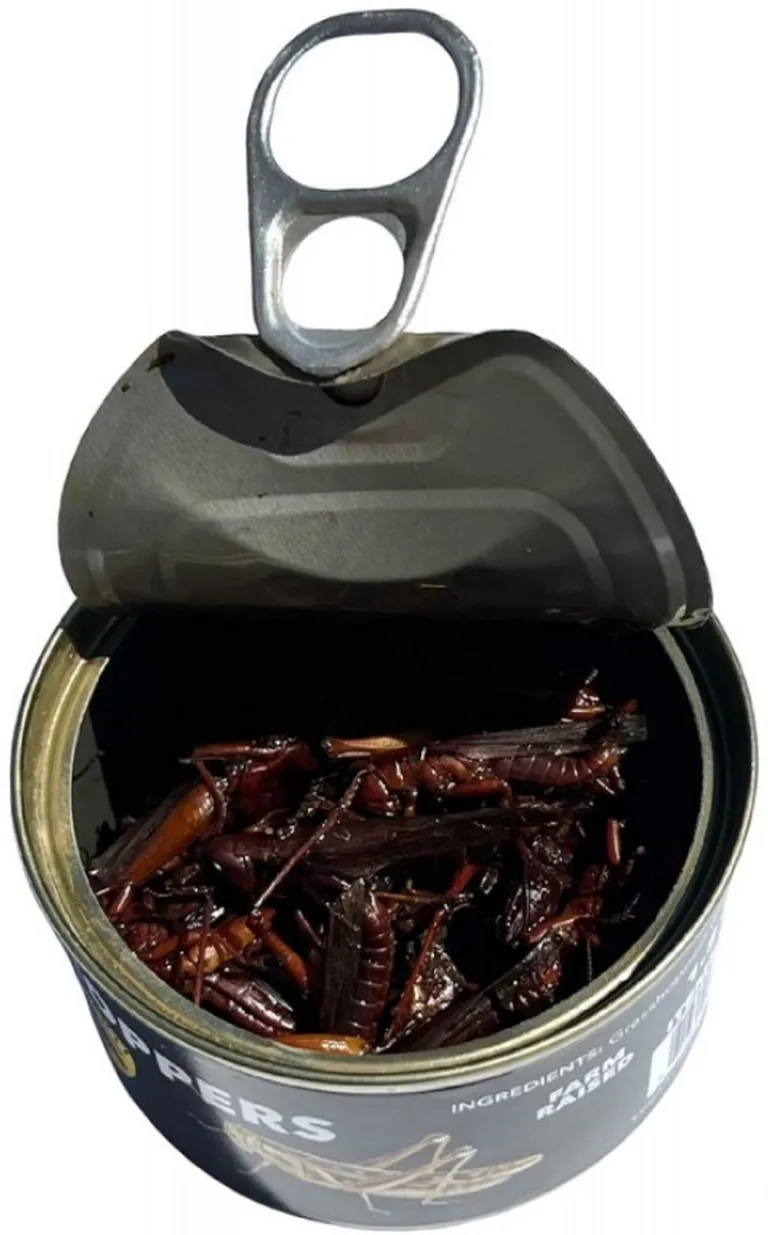 Lugarti Canned Grasshoppers Treat for Insectivores Photo 2