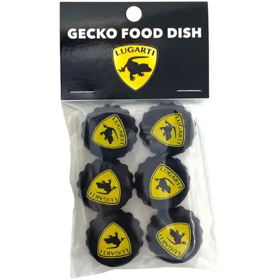 Lugarti Gecko Food Dish Matte Black Photo 1