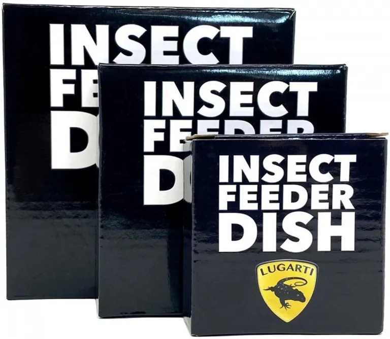 Lugarti Insect Feeder Dish Black Photo 1