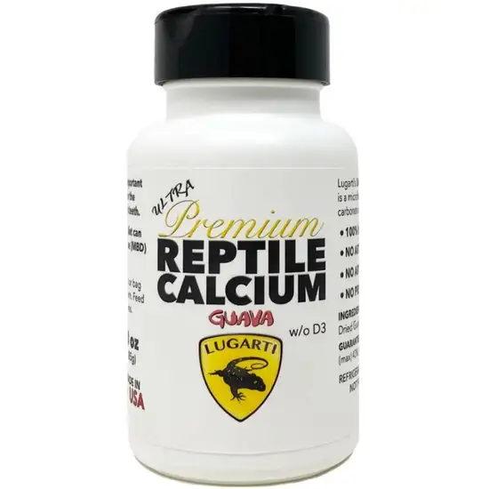 Lugarti Premium Reptile Calcium without D3 Guava Flavor Photo 1