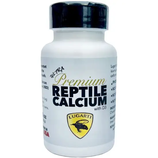 Lugarti Ultra Premium Reptile Calcium with D3 Photo 1